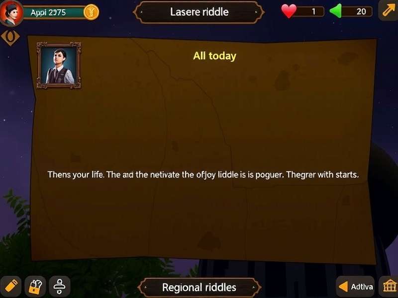 Midnight Riddles India Gameplay Screenshot showing regional riddle interface
